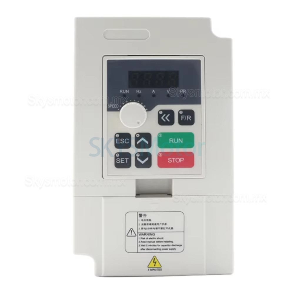 Kit de motor de husillo CNC refrigerado por aire 1,5 kW, 110V/220V, OSP001696, con variadores de velocidad (VFD) y 13 pinzas ER11